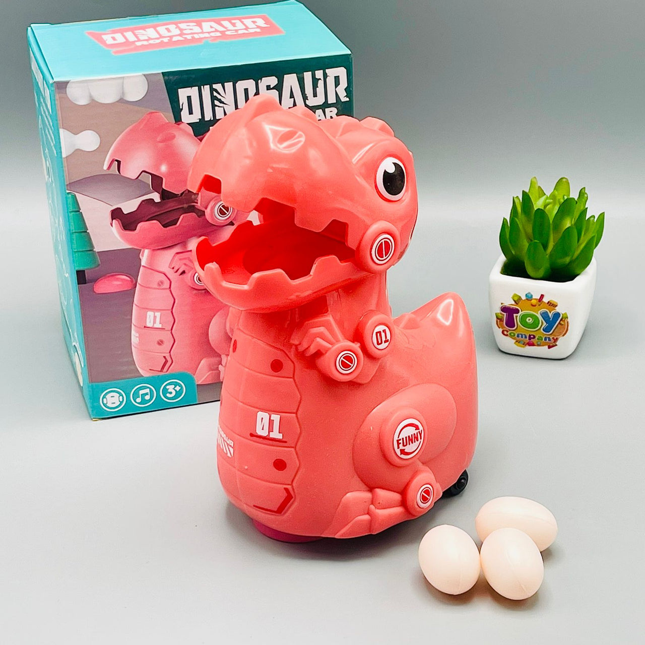 Egg Laying Rotating Dinosaur
