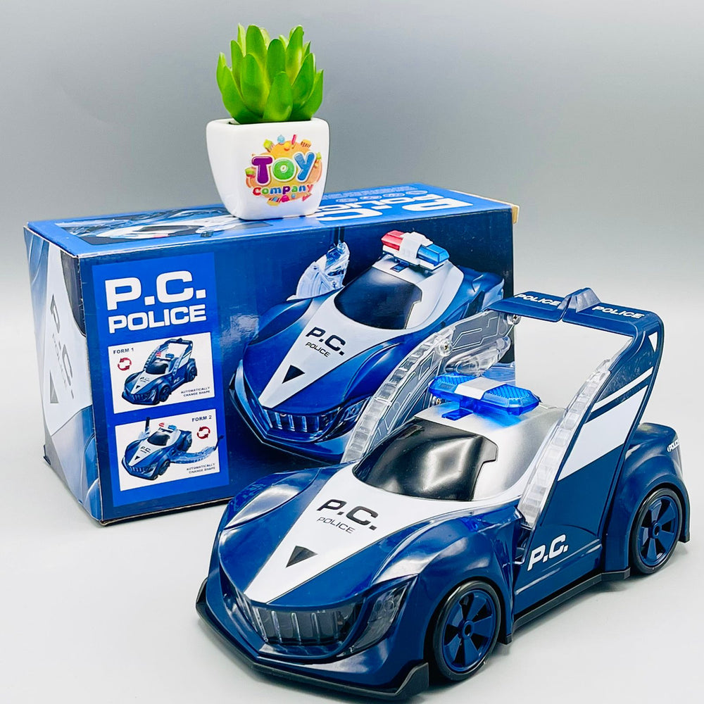Police Car Automatic Change Shape with Light