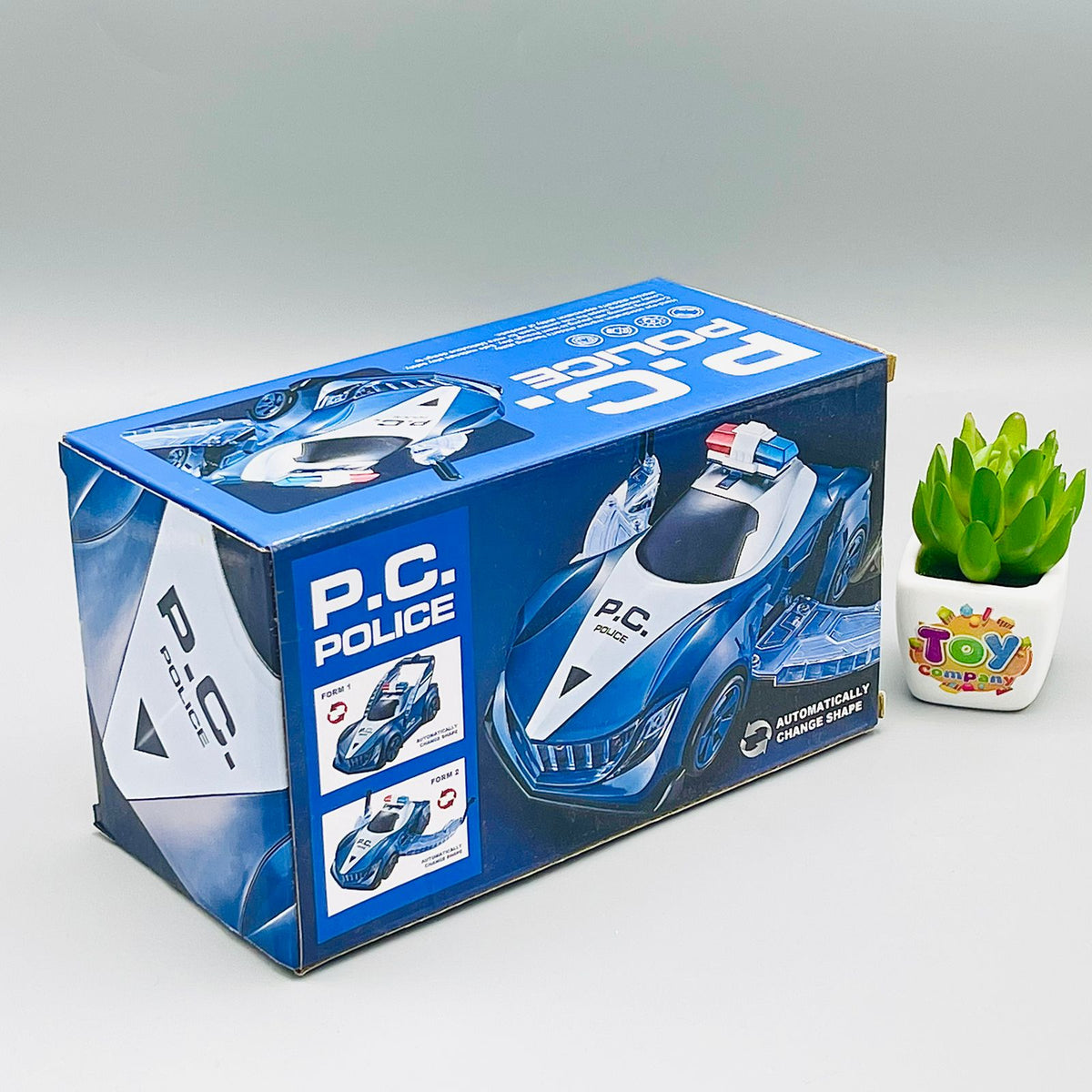 Police Car Automatic Change Shape with Light