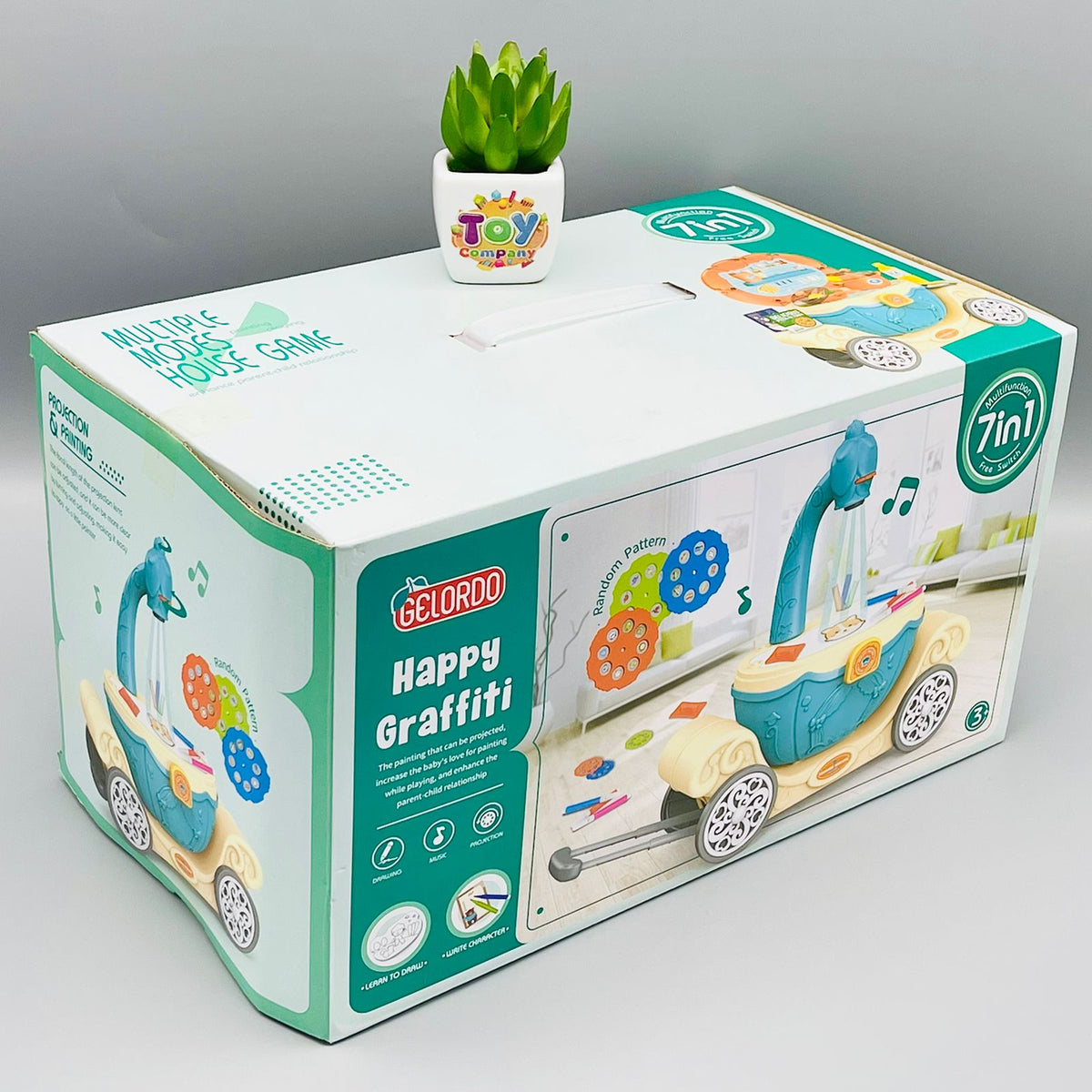 7 in 1 Happy Graffiti Kitchen and Drawing Projector