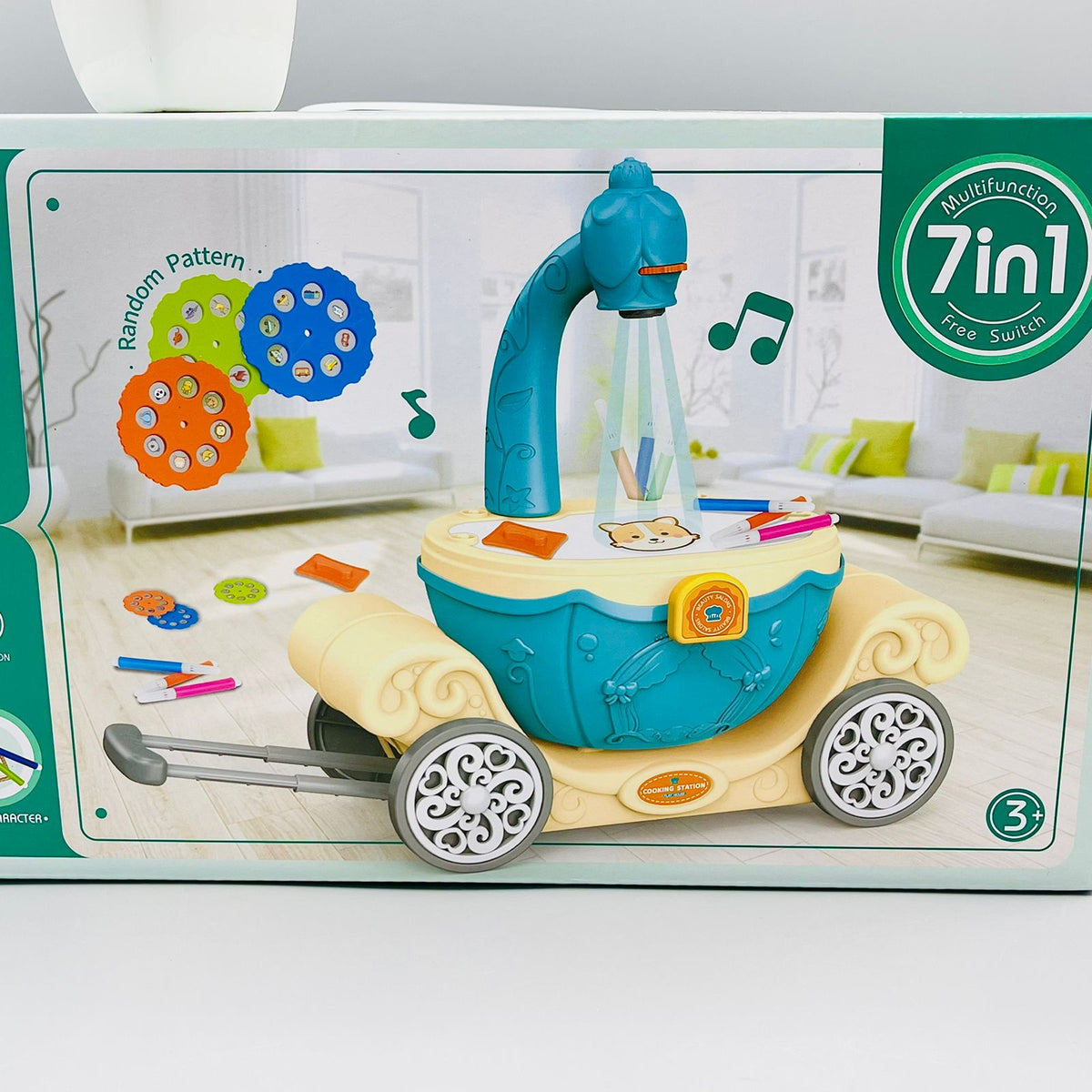 7 in 1 Happy Graffiti Kitchen and Drawing Projector