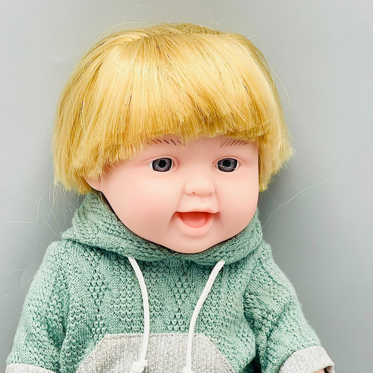 Silky Blonde Hair Boy Doll - 12 Inches