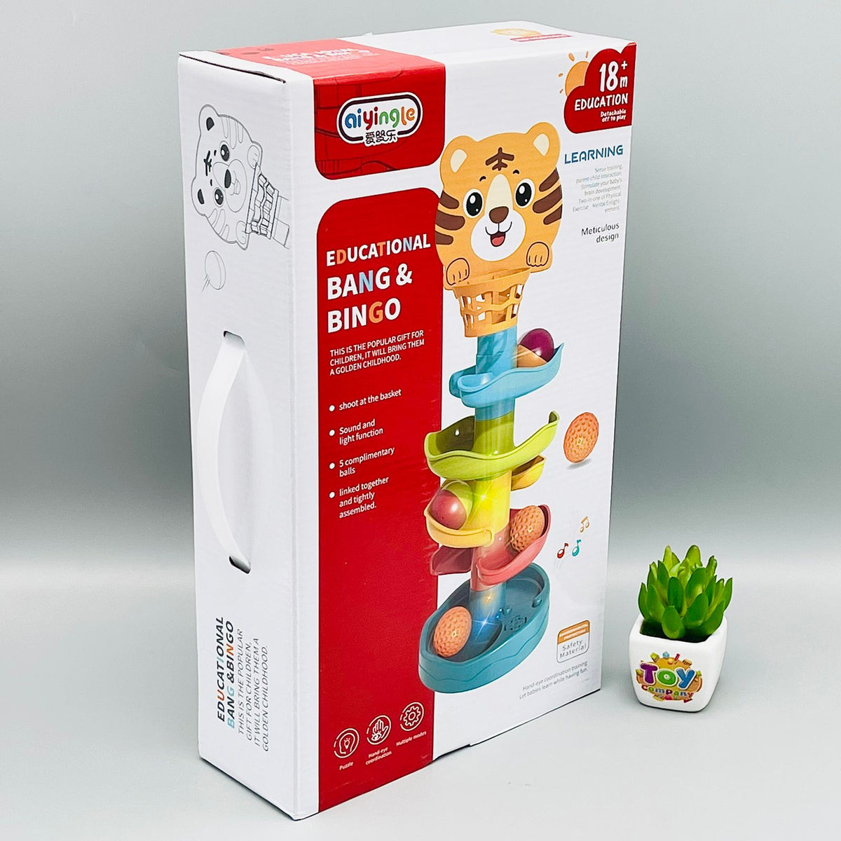 Educational Ball Drop & Roll Tower with Sound