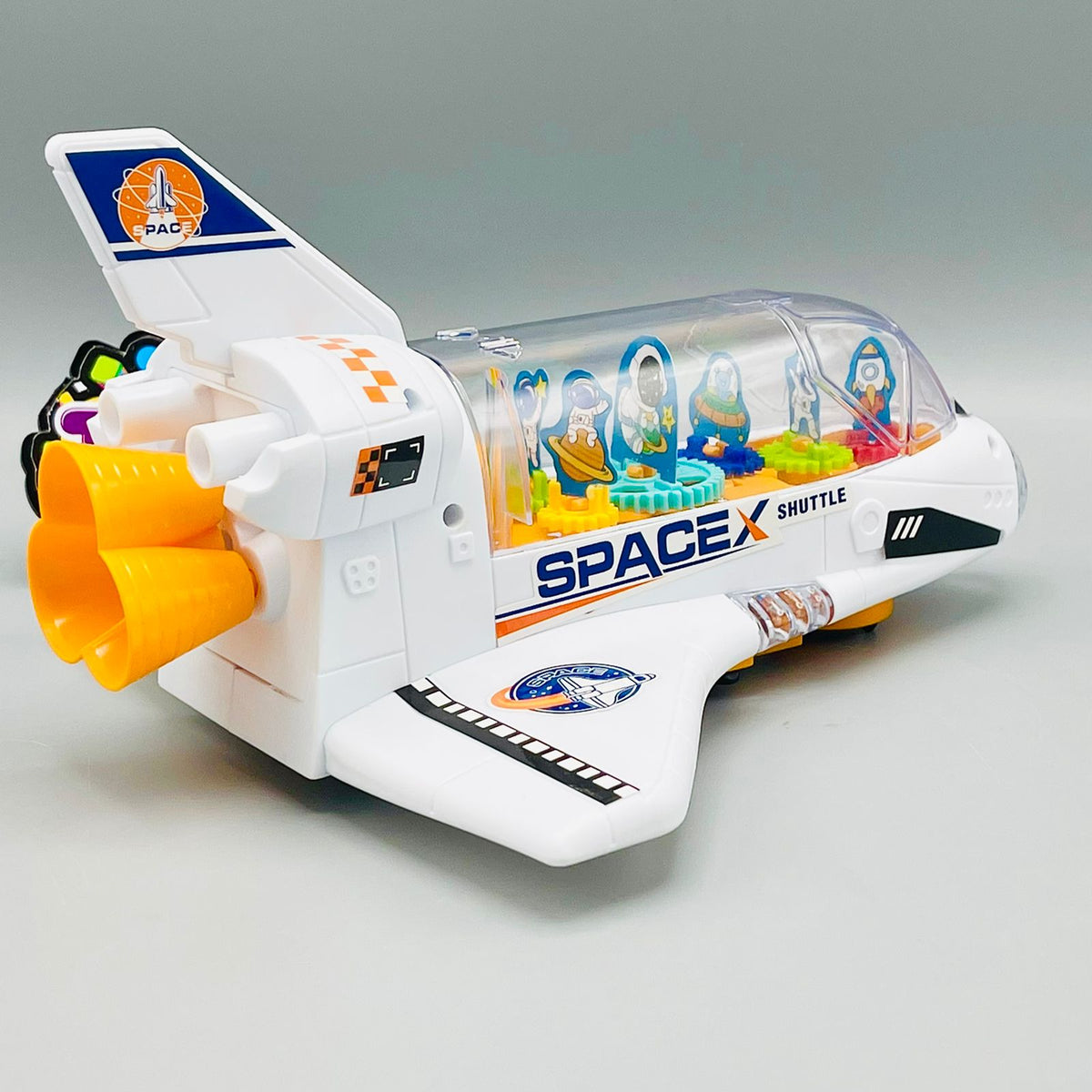 Battery Operated Gear Space Shuttle Toy