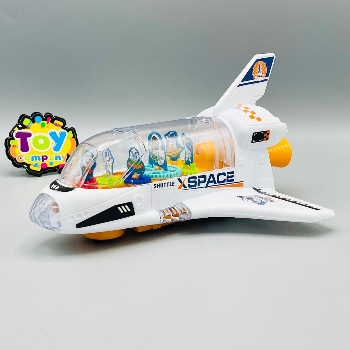 Battery Operated Gear Space Shuttle Toy