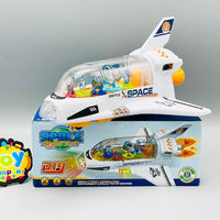 Battery Operated Gear Space Shuttle Toy