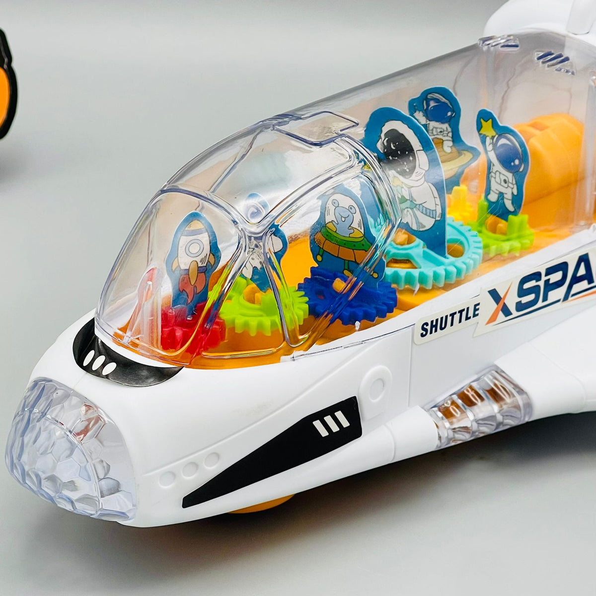 Battery Operated Gear Space Shuttle Toy