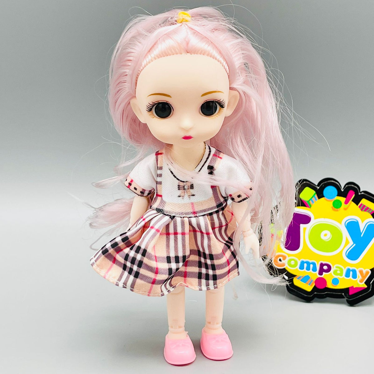 Movable Joints Fashion Doll - 6 Inches