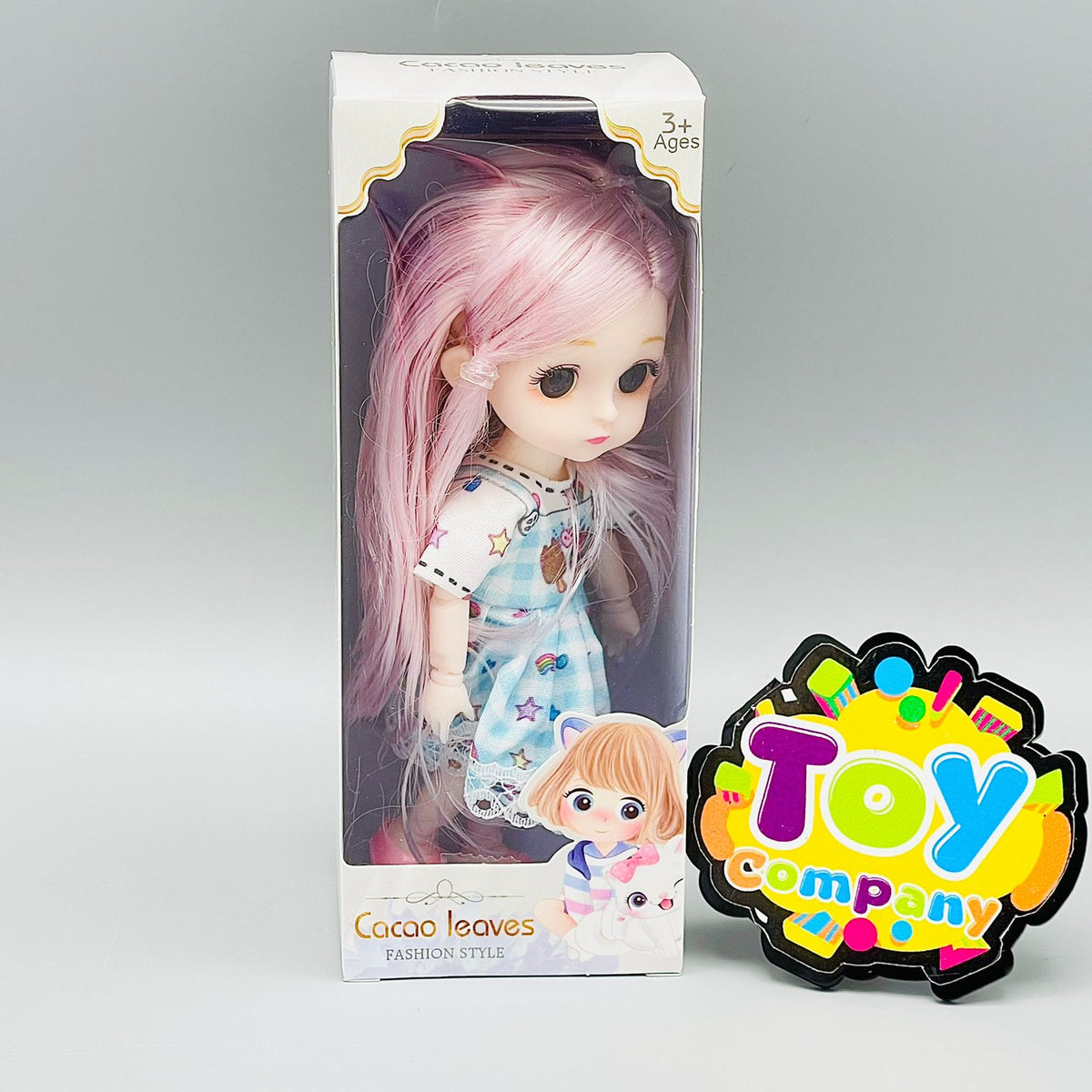 Movable Joints Fashion Doll - 6 Inches