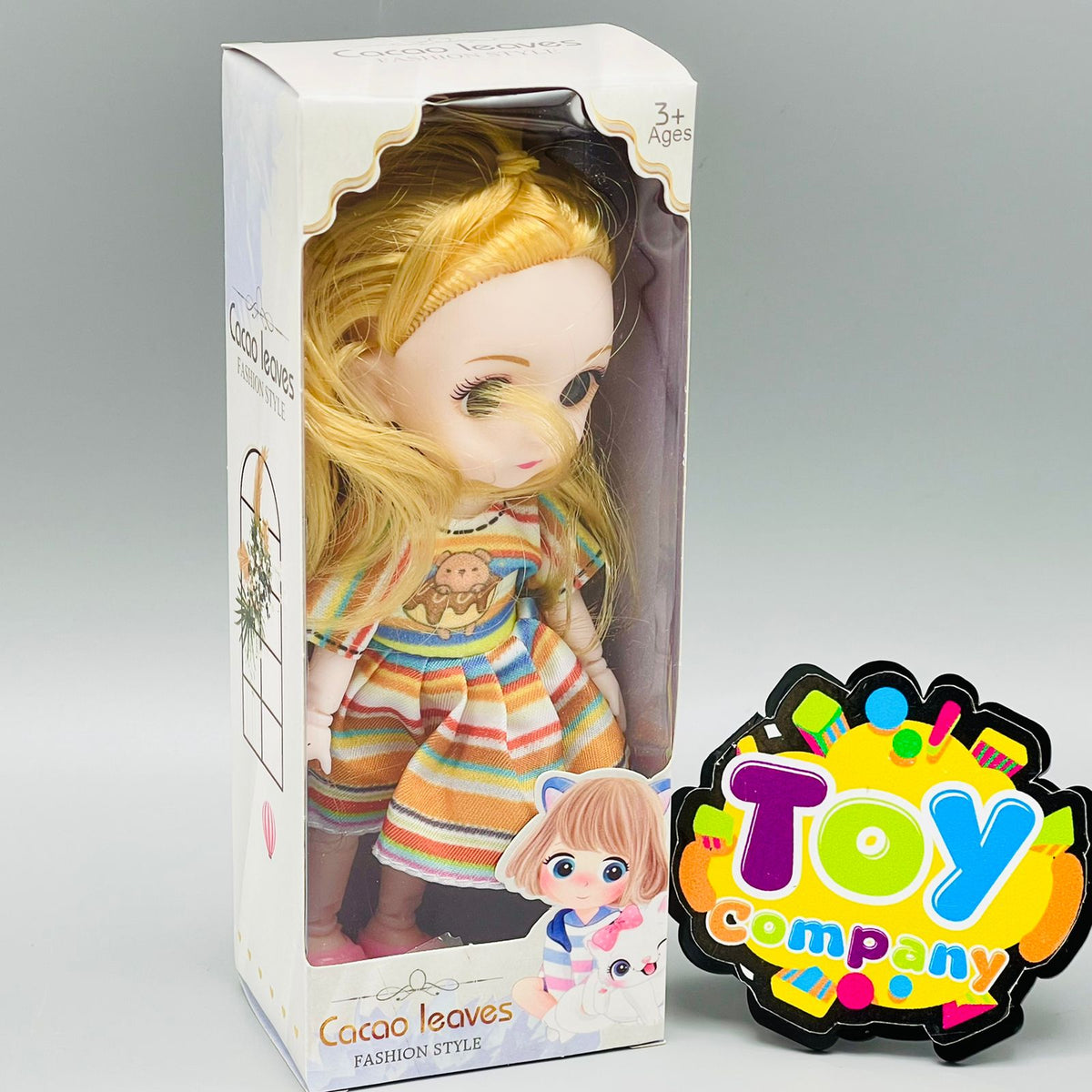 Movable Joints Fashion Doll - 6 Inches