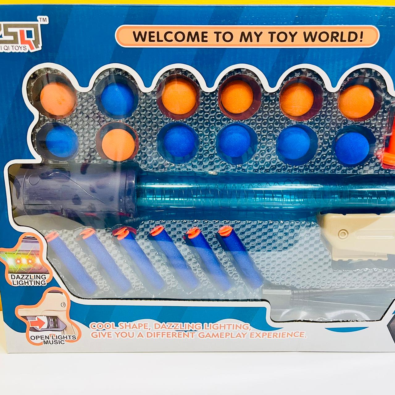 Transcend Future Gun with Soft Bullets, Targets & Safety Goggles