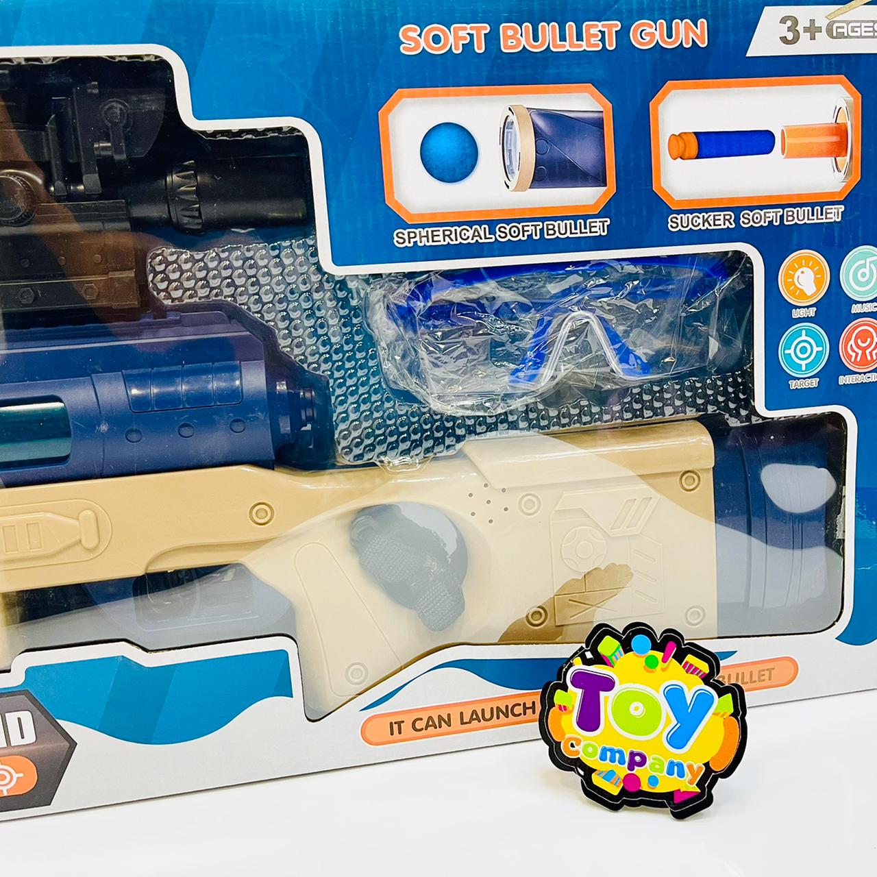 Transcend Future Gun with Soft Bullets, Targets & Safety Goggles