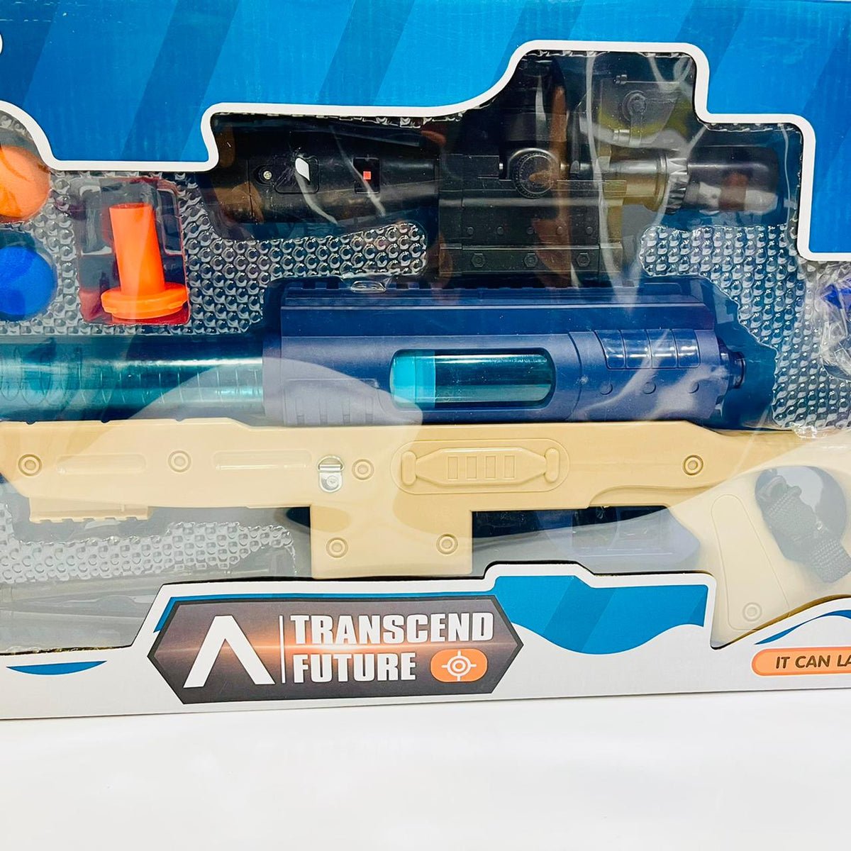 Transcend Future Gun with Soft Bullets, Targets & Safety Goggles