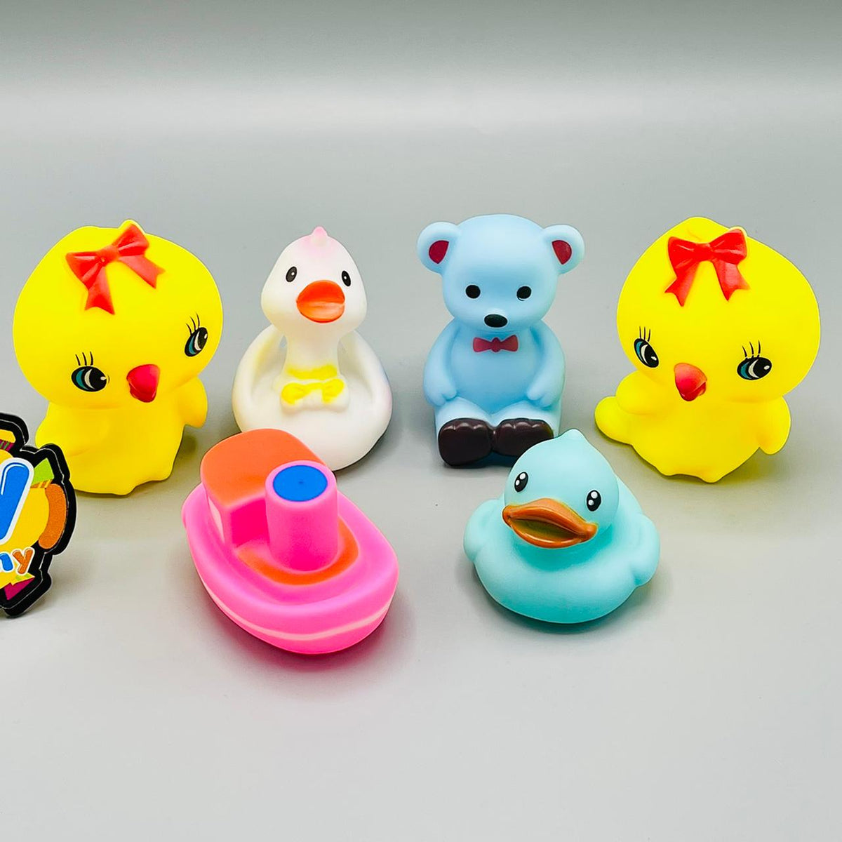 Funny Chu Chu Squeeze Bath Toy Animals