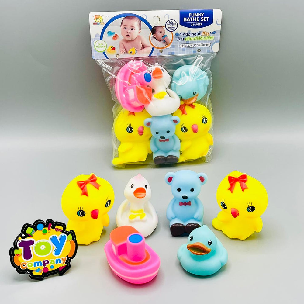 Funny Chu Chu Squeeze Bath Toy Animals