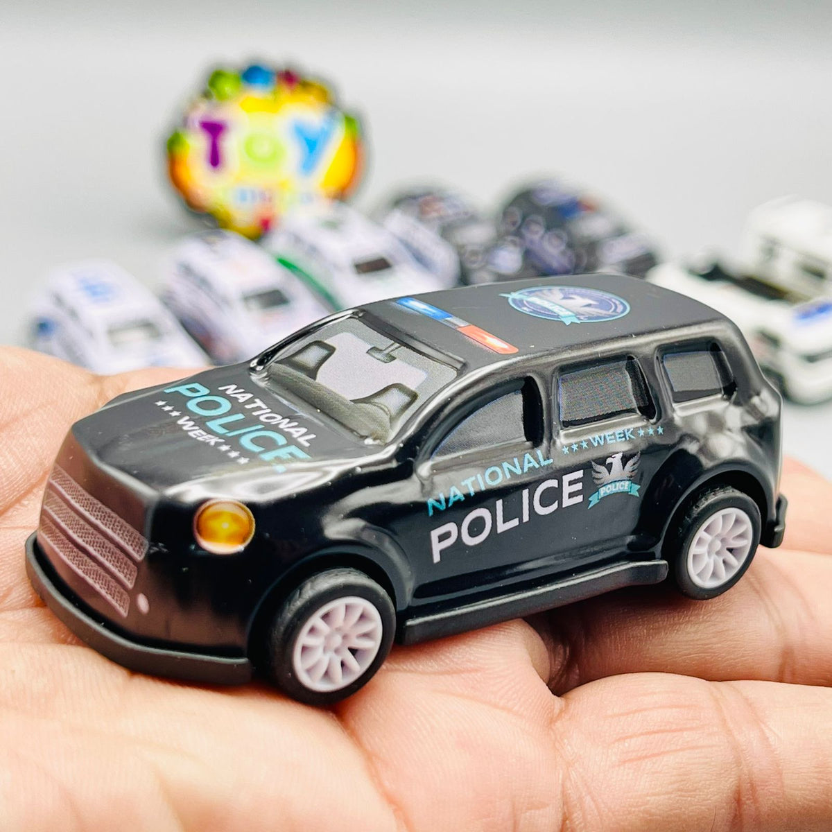 Cops Unit 12 Pcs Pull Back Series Police Cars