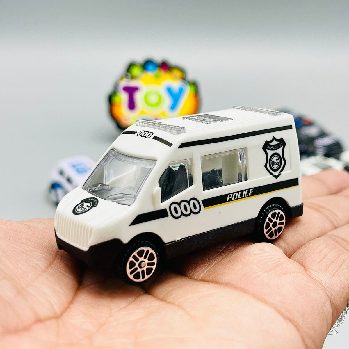 Cops Unit 12 Pcs Pull Back Series Police Cars