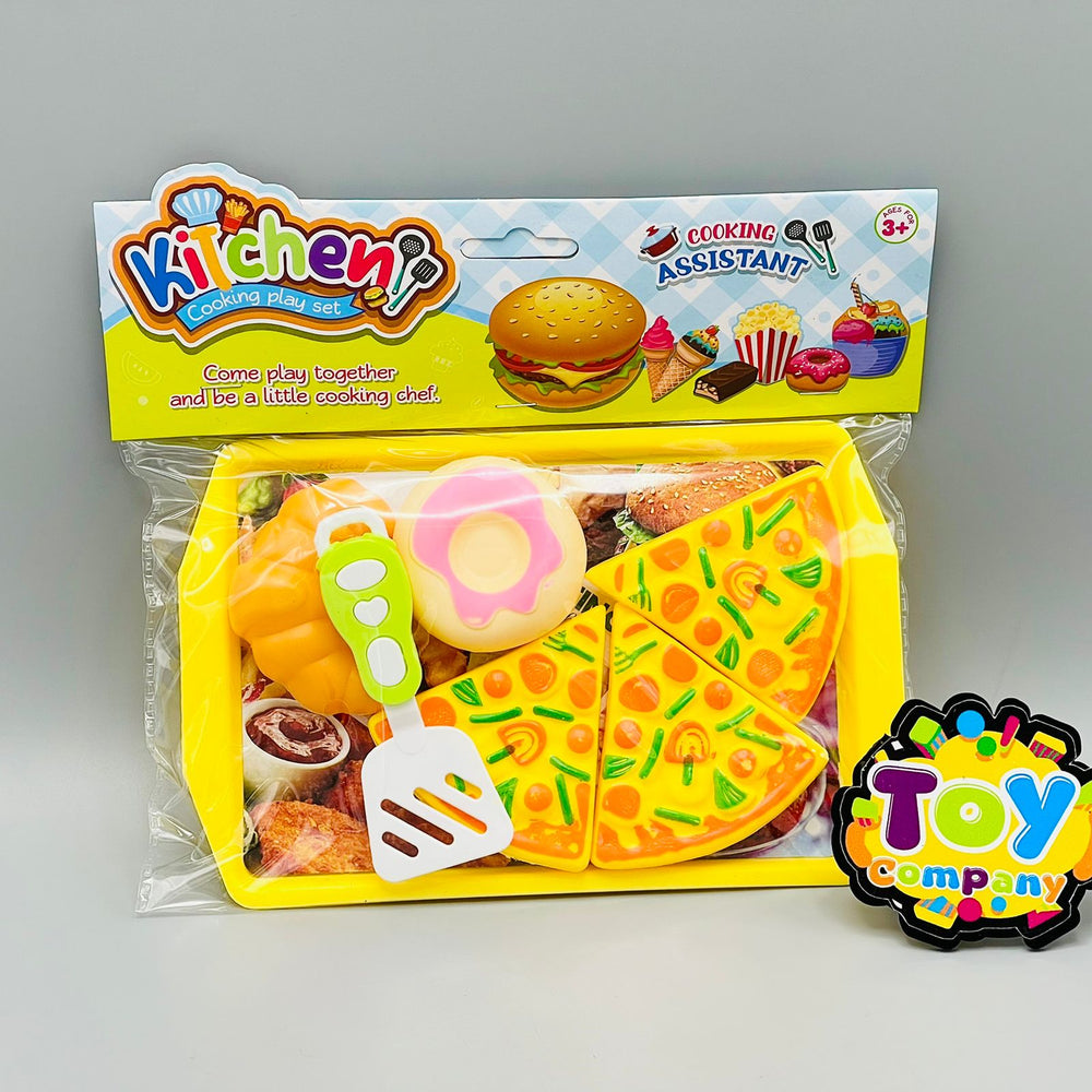 5 Pcs Kitchen Cooking Play Set - Pizza