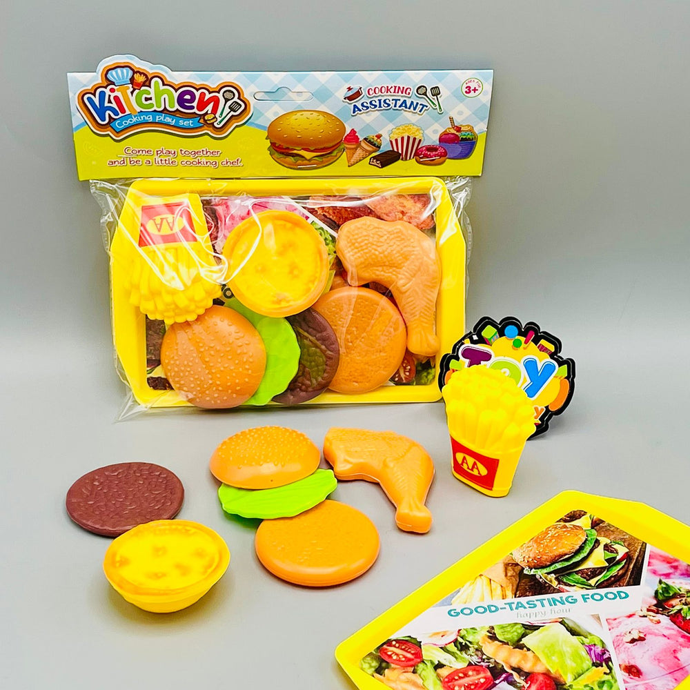 5 Pcs Kitchen Cooking Play Set - Fast Food