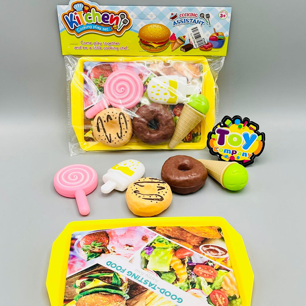 6 Pcs Kitchen Cooking Play Set - Desert
