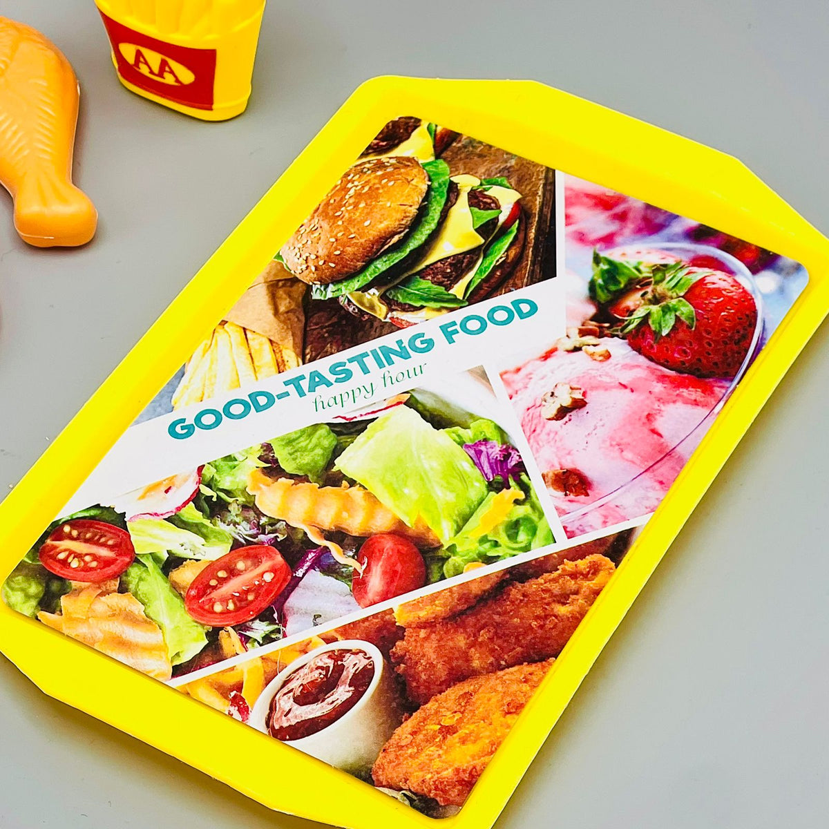 5 Pcs Kitchen Cooking Play Set - Fast Food