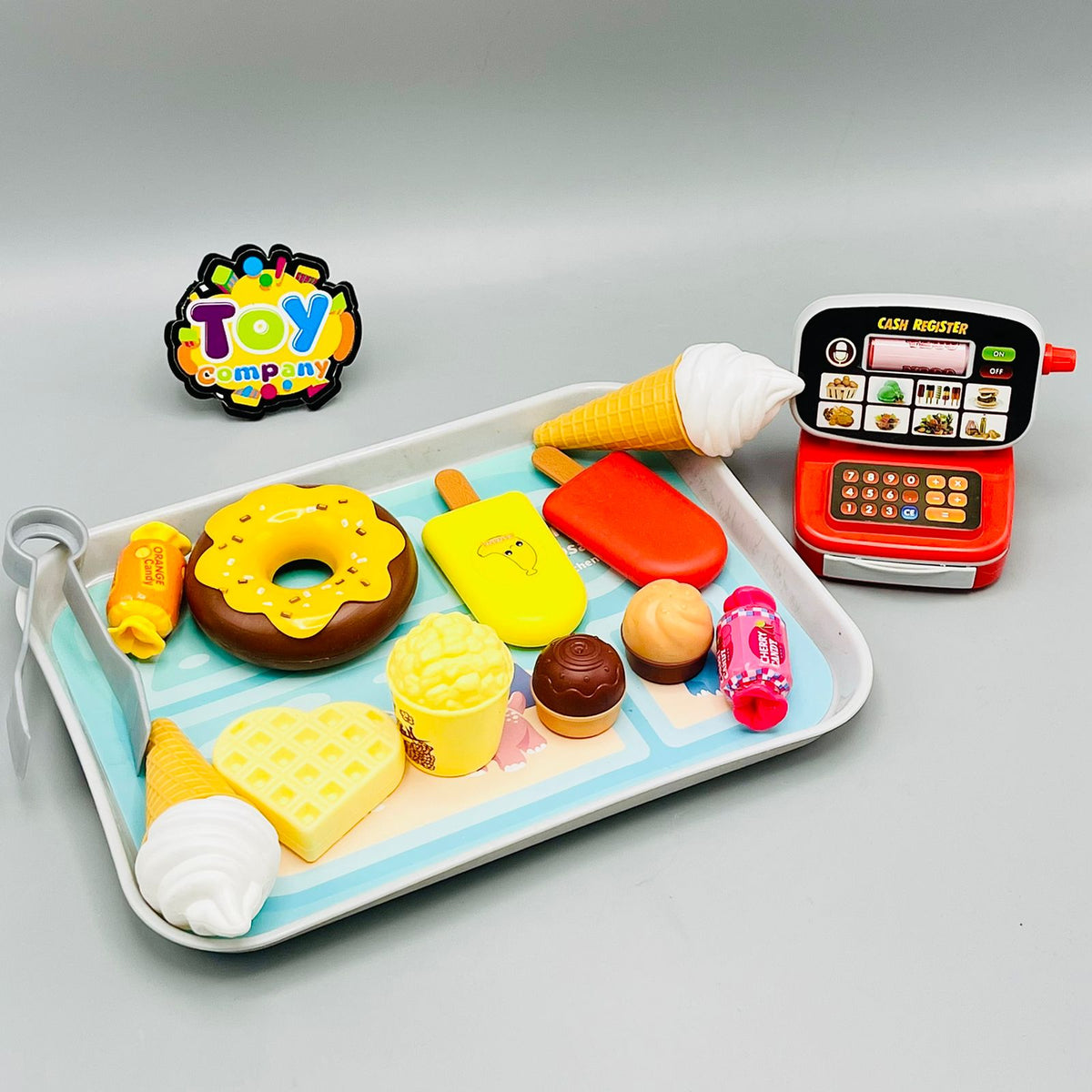 12 Pcs Super Market Desert Set Toy