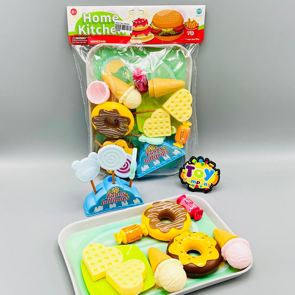 Home Kitchen Desert Play Set - 12 Pcs