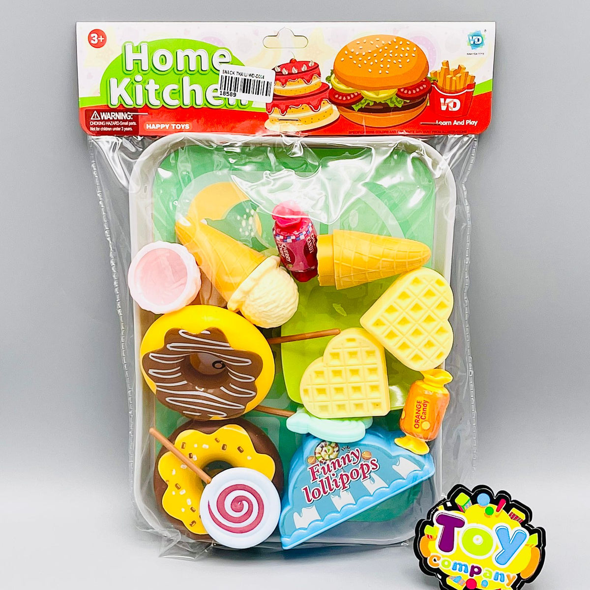Home Kitchen Desert Play Set - 12 Pcs