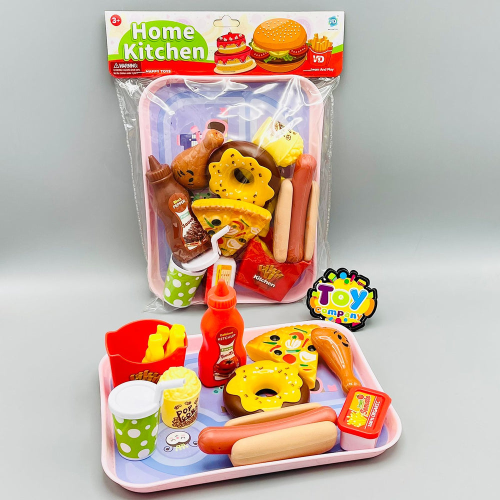12 Pcs Fast Food Play Set Toy