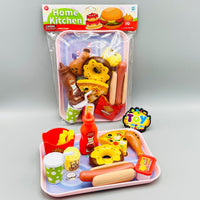 12 Pcs Fast Food Play Set Toy