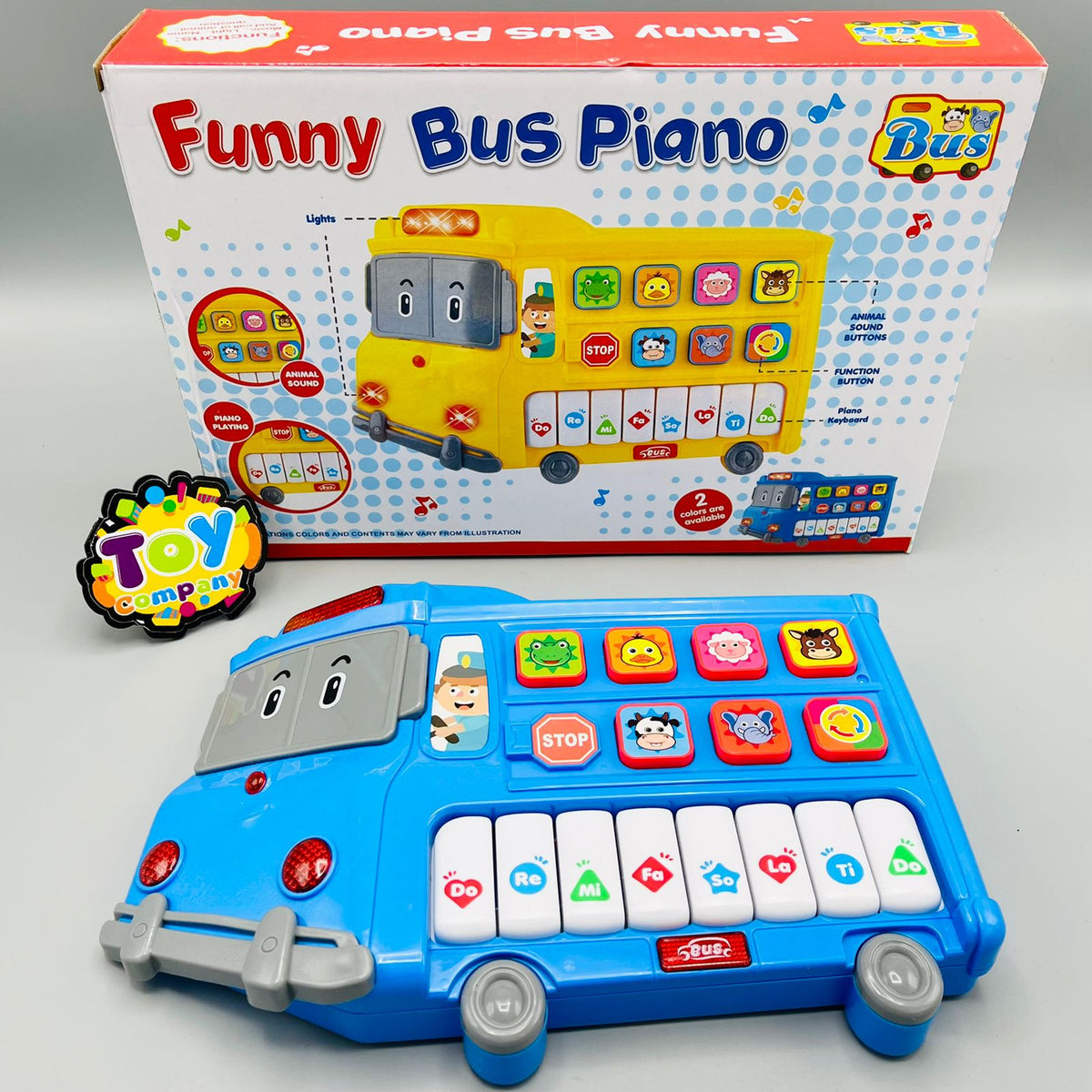 Funny Bus Musical Piano Toy