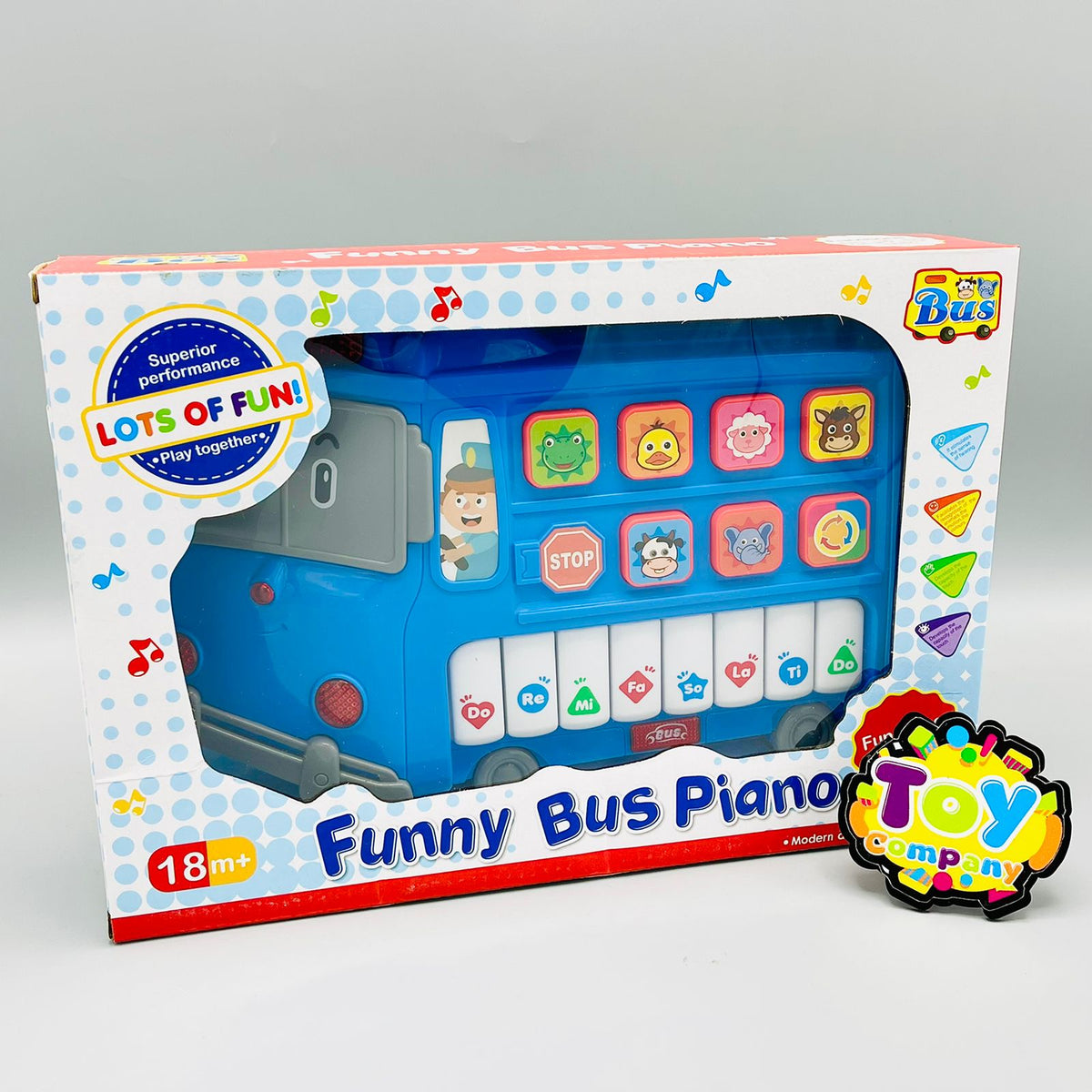 Funny Bus Musical Piano Toy