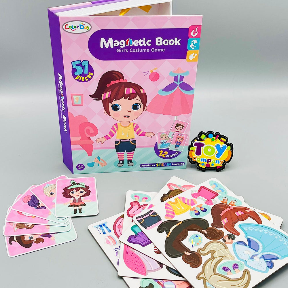 Magnetic Book Girls Costume Game