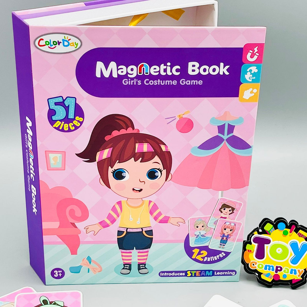 Magnetic Book Girls Costume Game