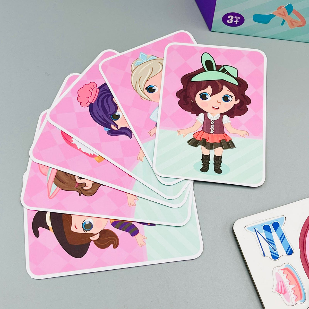 Magnetic Book Girls Costume Game