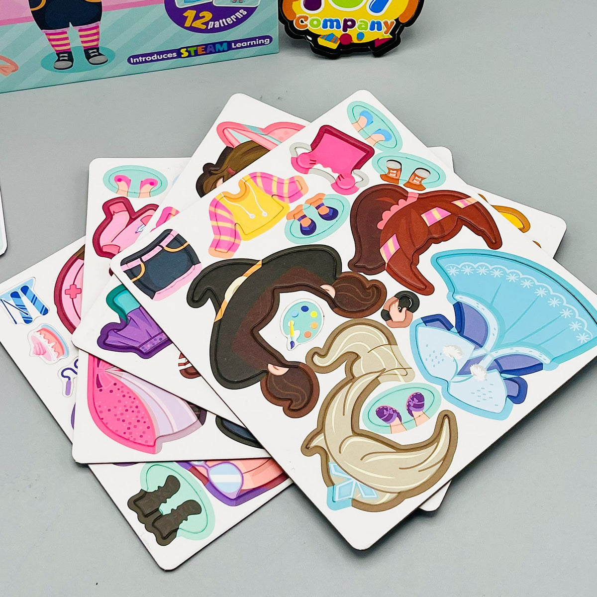 Magnetic Book Girls Costume Game