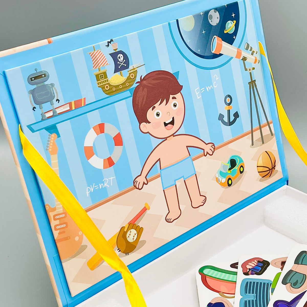Magnetic Book Boy Changing Clothes