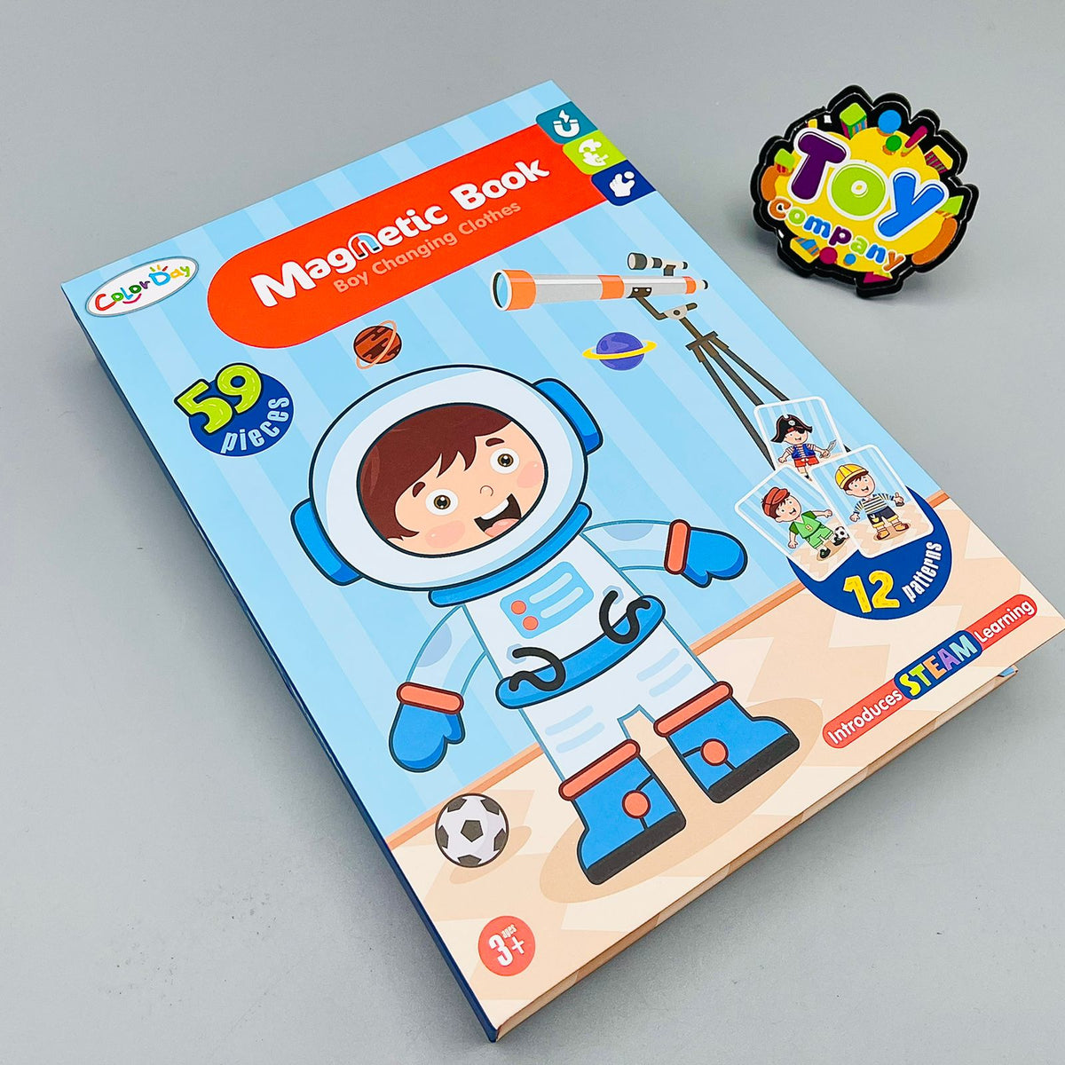 Magnetic Book Boy Changing Clothes