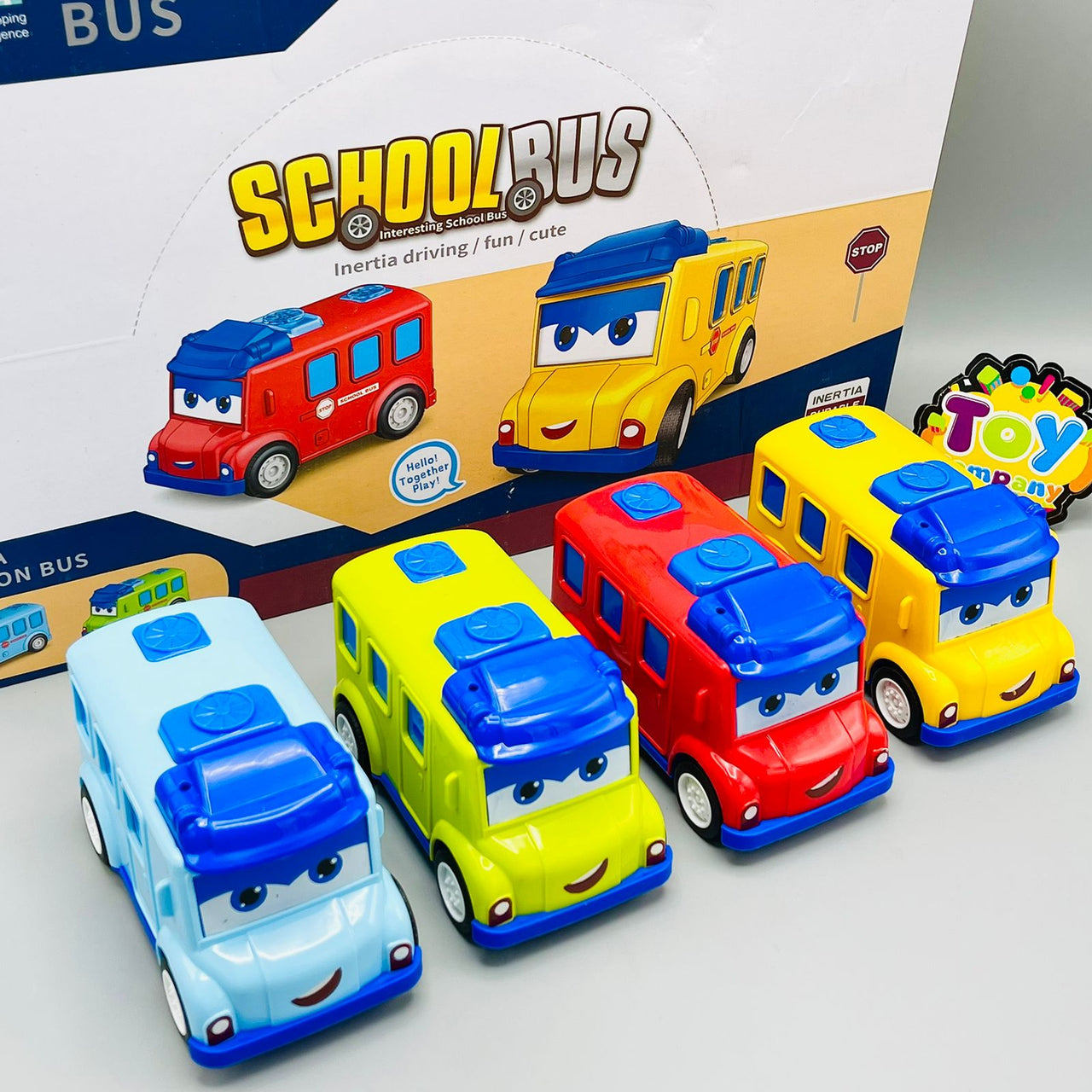 Friction Cute School Bus Toy