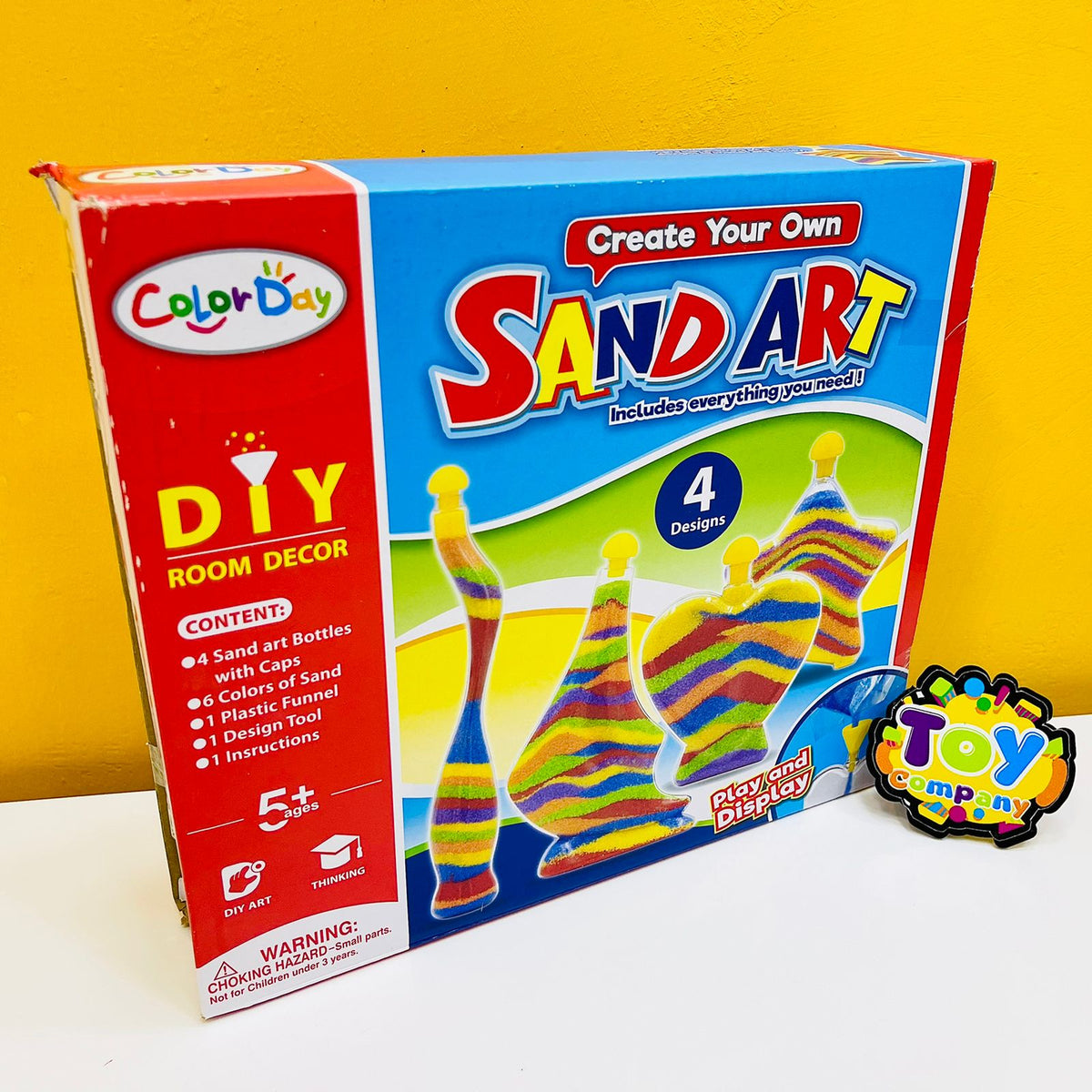 Create Your Own Sand Art - 4 Bottles