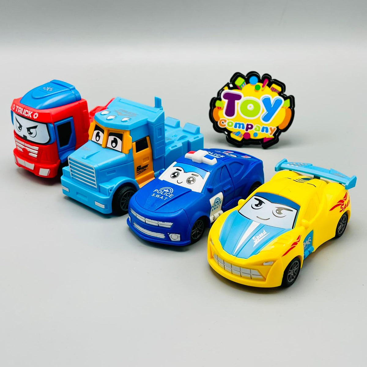 Friction Cute Transformable Car - Assortment