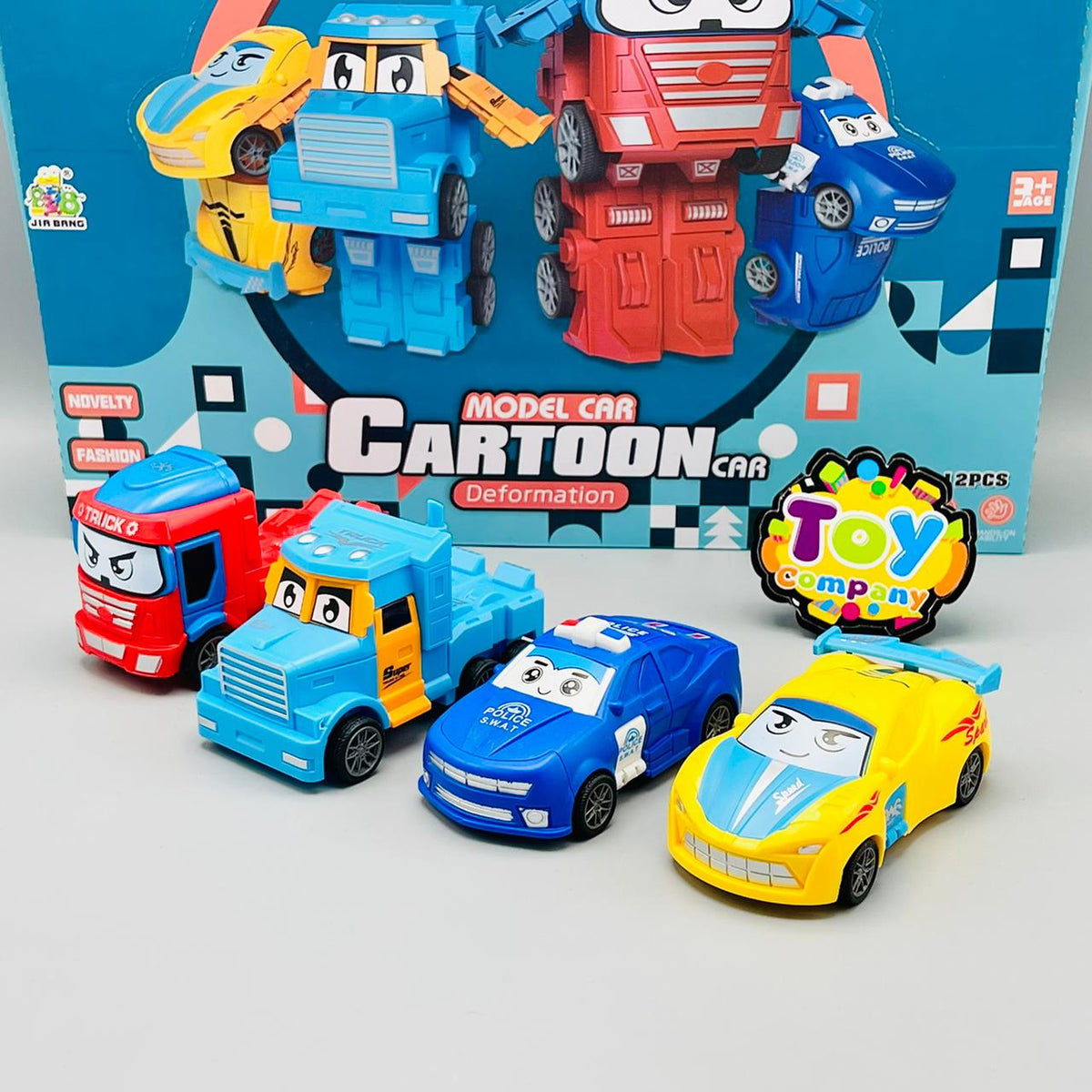 Friction Cute Transformable Car - Assortment