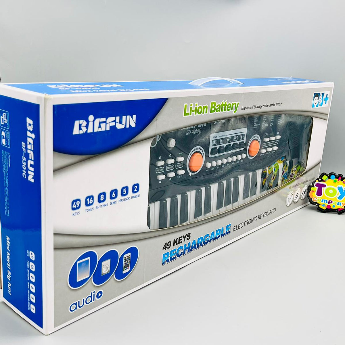 Big Fun 49Pcs Electronic Piano with Mic