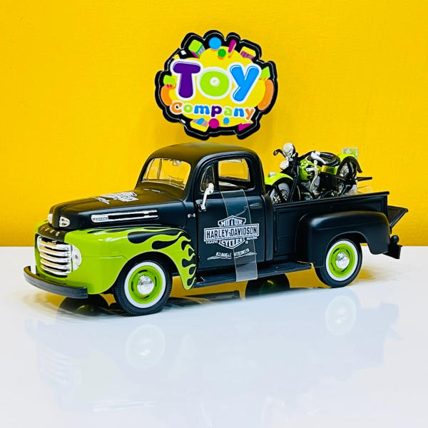 1/24 Maisto 1948 Ford F1 Pick-up with Motorcycle