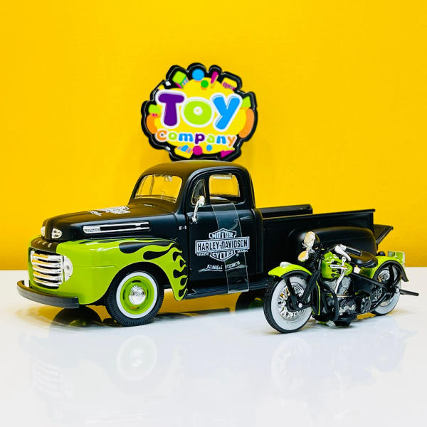 1/24 Maisto 1948 Ford F1 Pick-up with Motorcycle