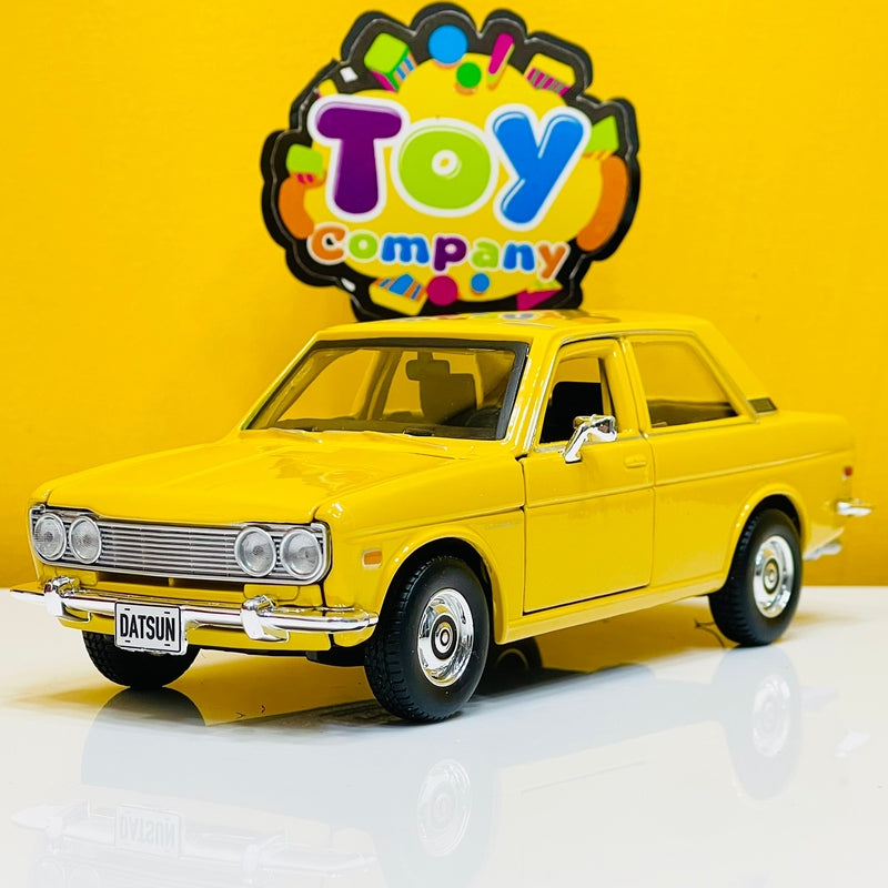 Maisto 1:24 Diecast Datsun 510 - Yellow