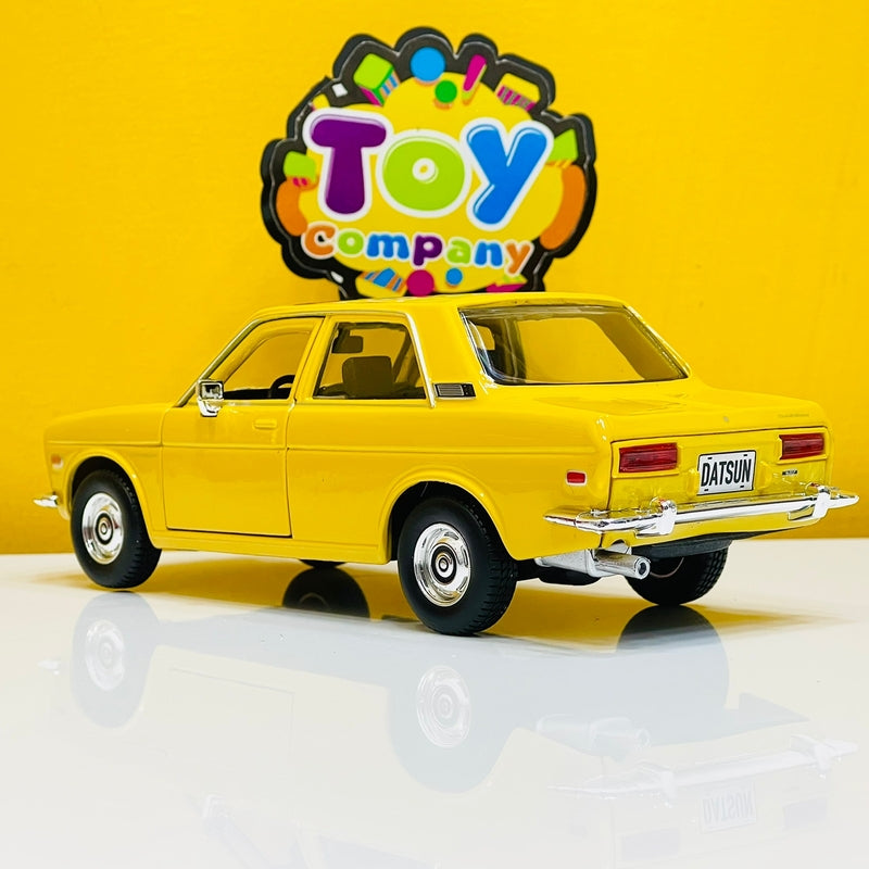 Maisto 1:24 Diecast Datsun 510 - Yellow