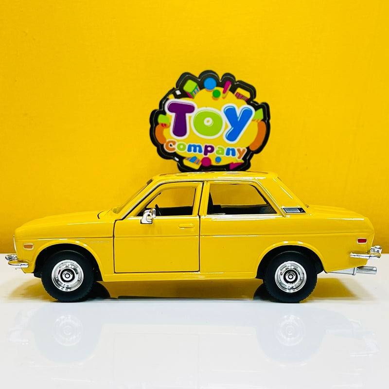 Maisto 1:24 Diecast Datsun 510 - Yellow