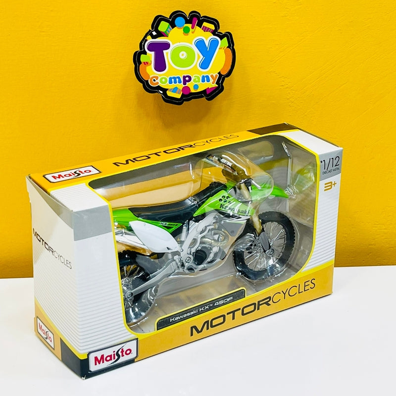 Original Maisto Diecast 1:12 Kawasaki KF 450F