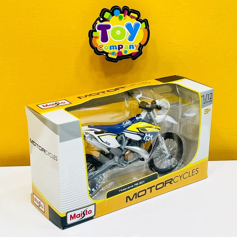 Original Maisto Diecast 1:12 Husqvarna FE501